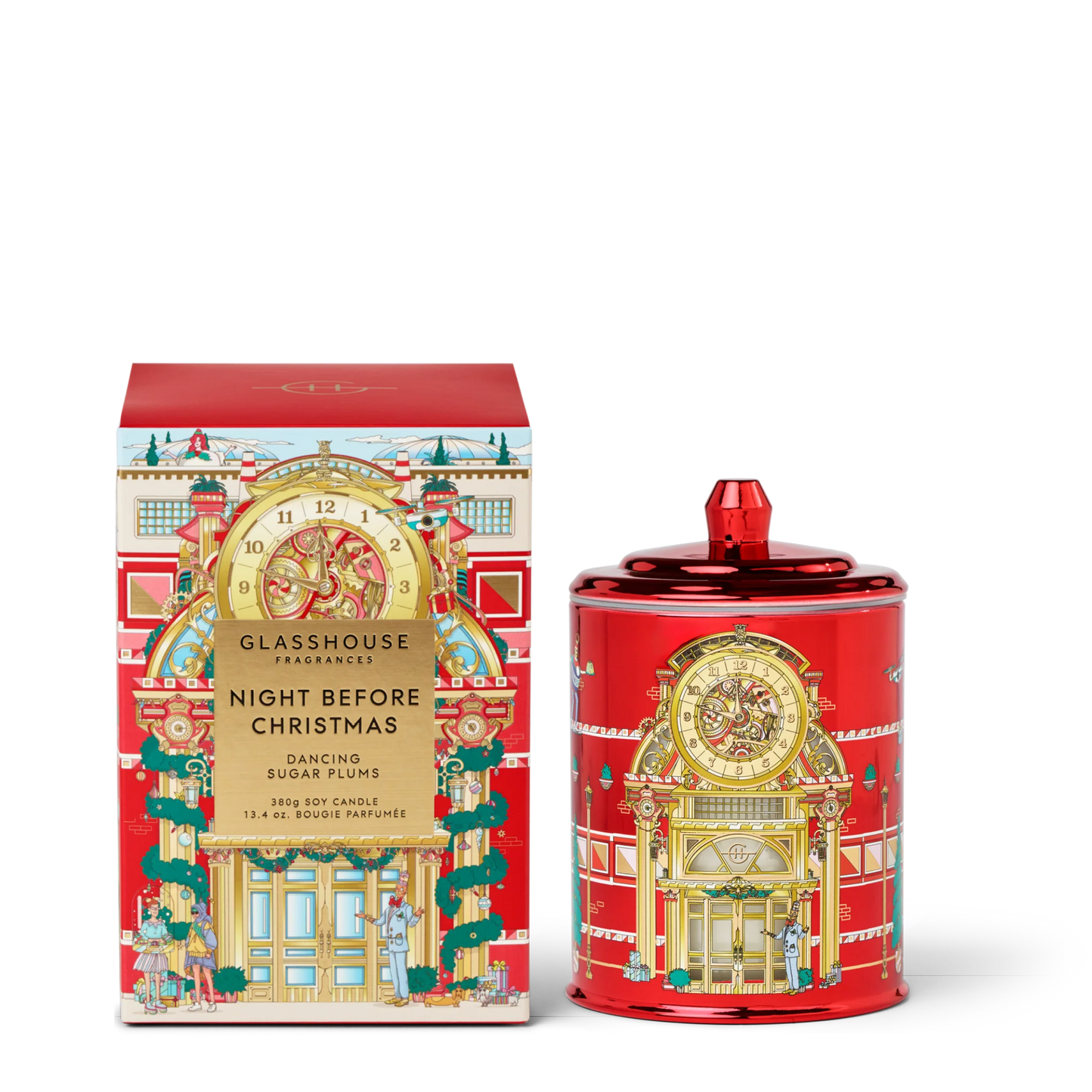Glasshouse Fragrances Night Before Christmas 380g Candle