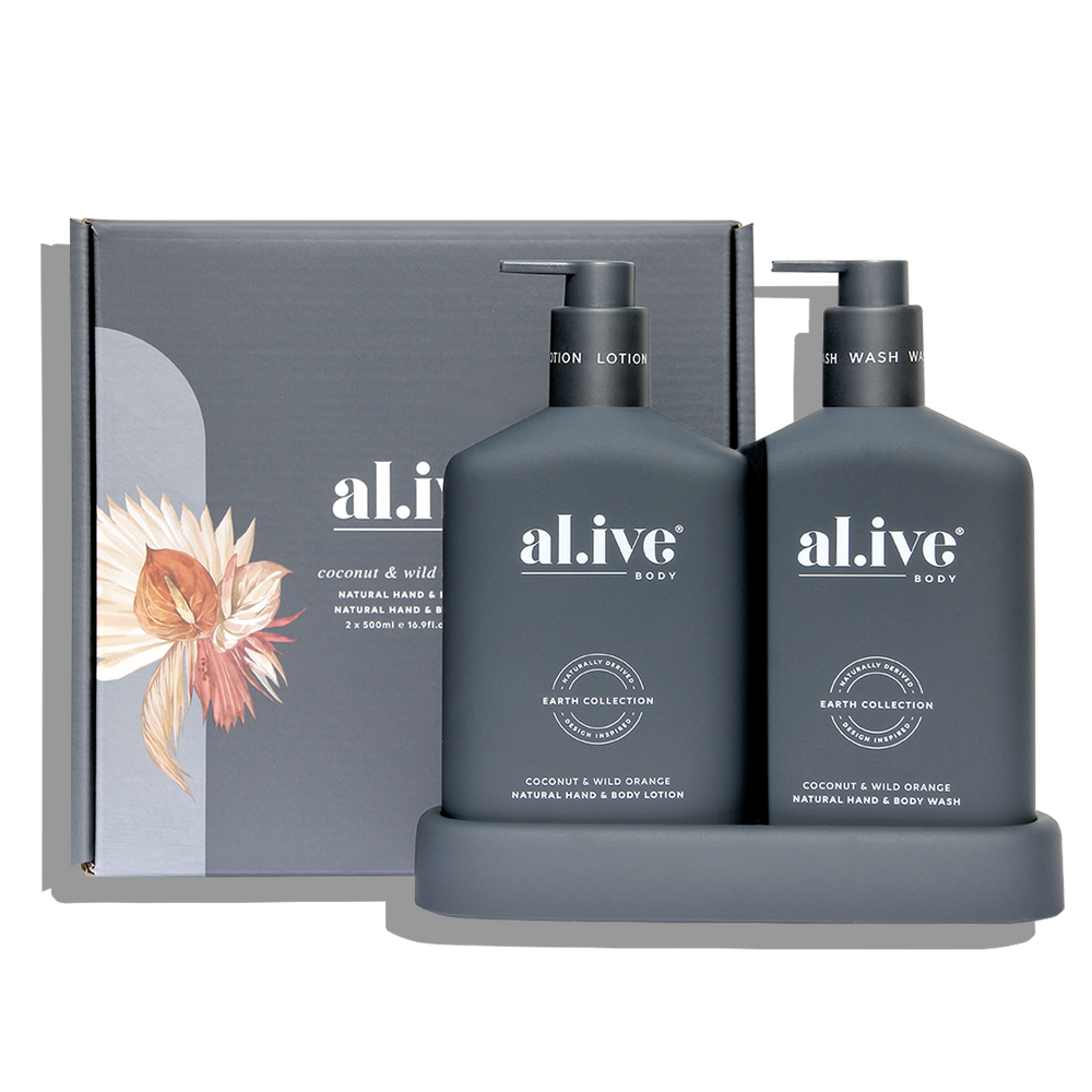 al.ive wash & lotion duo - coconut & wild orange duo