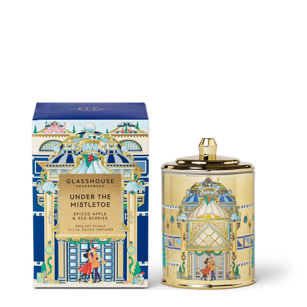Glasshouse Fragrances Under the Mistletoe 380g Candle