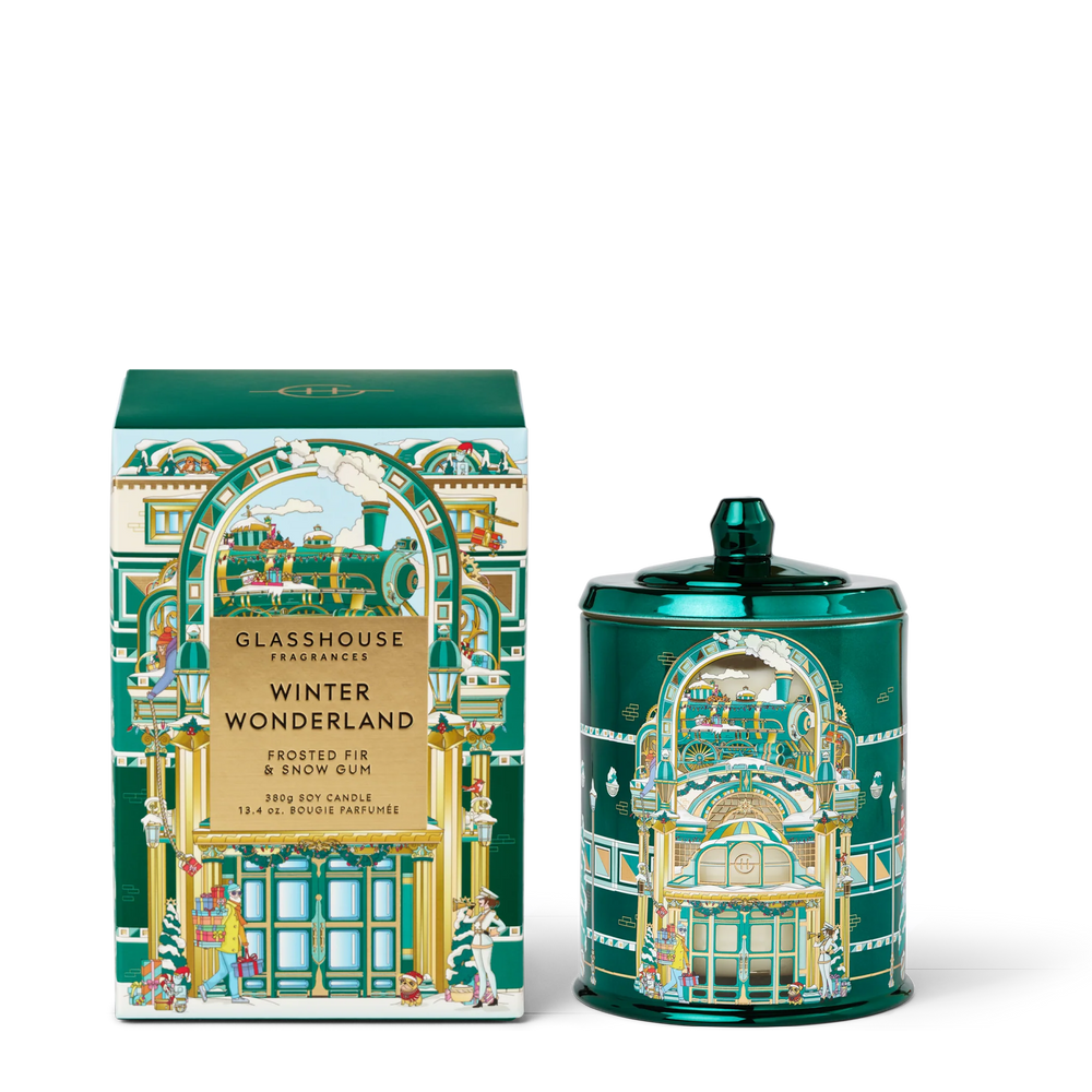 Glasshouse Fragrances Winter Wonderland 380g Candle