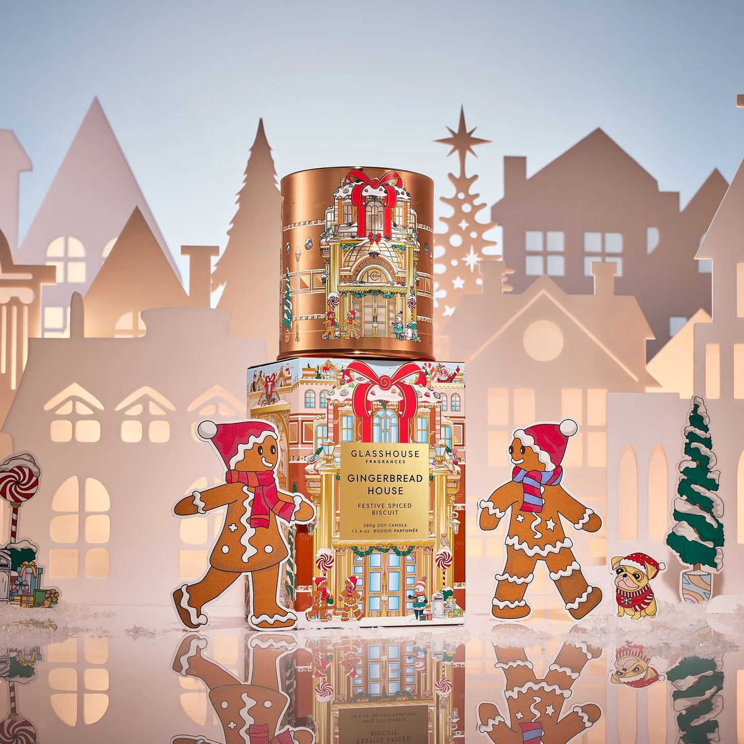 
                  
                    Glasshouse Fragrances Gingerbread House 380g Candle
                  
                