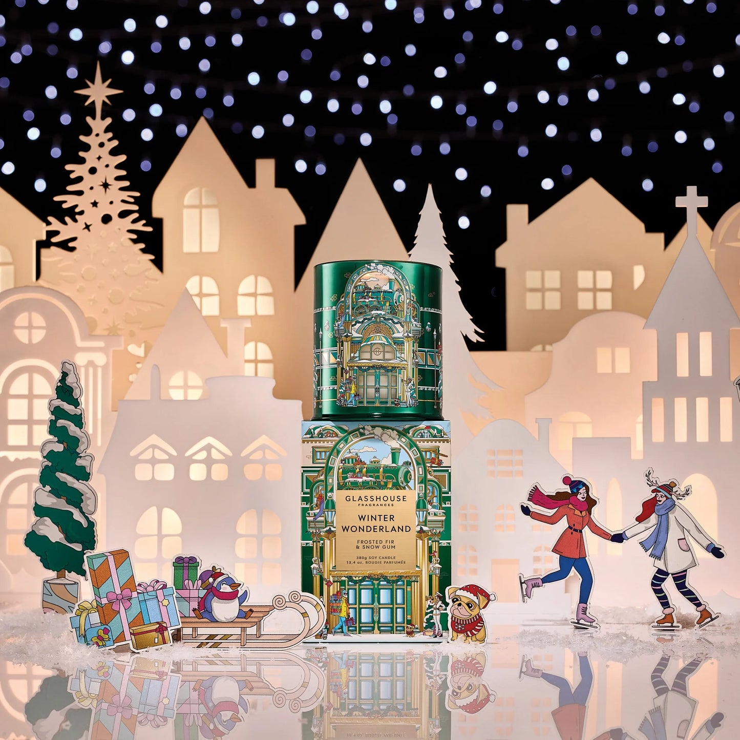 
                  
                    Glasshouse Fragrances Winter Wonderland 380g Candle
                  
                