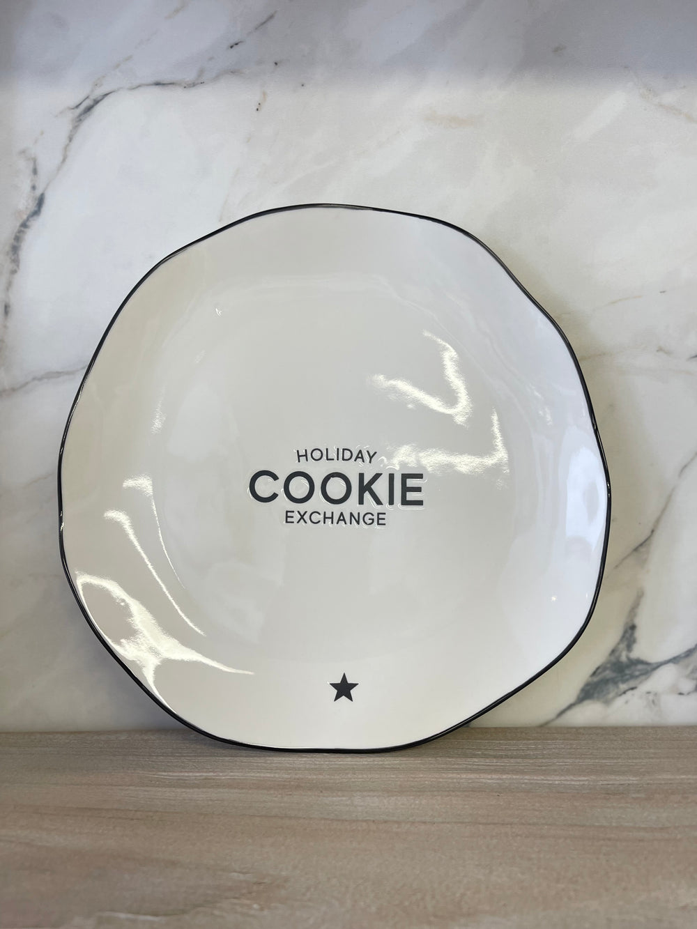 Ceramic Serving Plate - Holiday Cookie Exchange