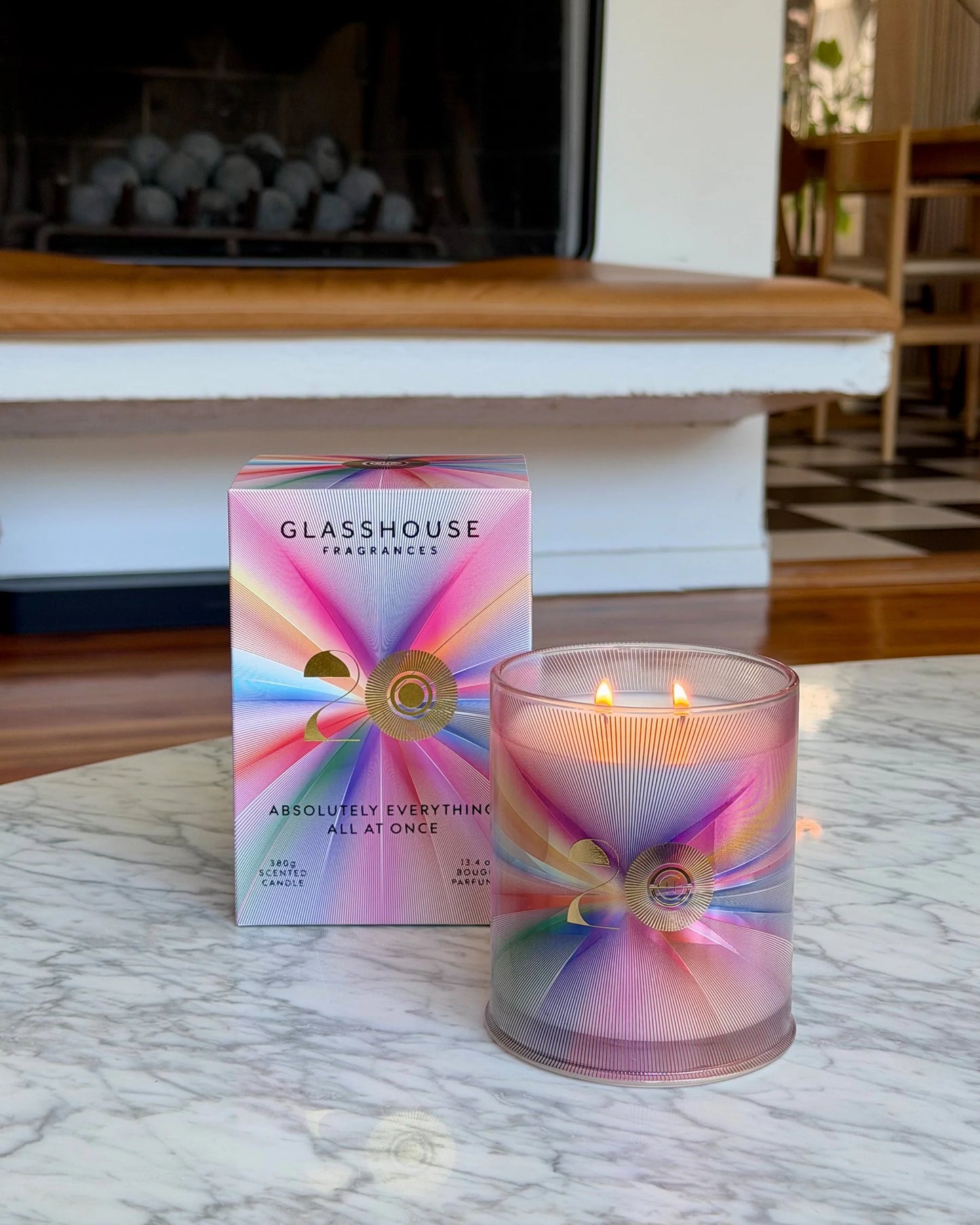 
                  
                    Glasshouse Fragrances 'Absolutely Everything All At Once' 380g Candle
                  
                