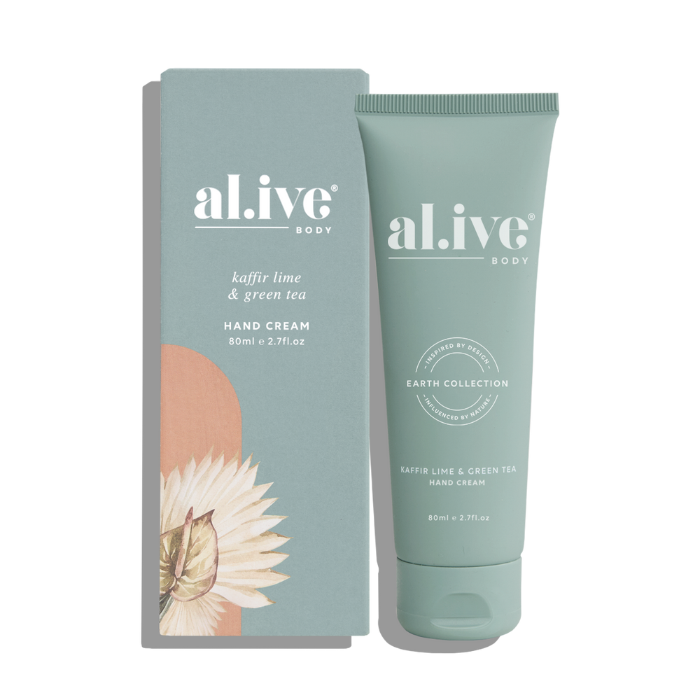 al.ive hand cream - kaffir lime & green tea