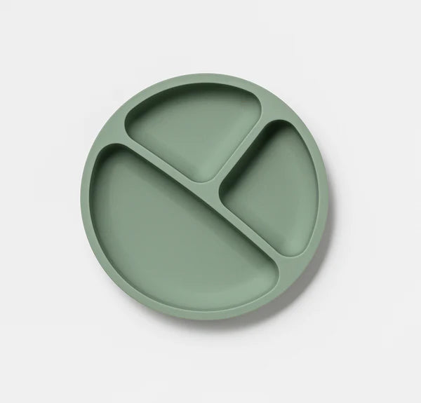 Silicone Divided Plate | Soft Moss