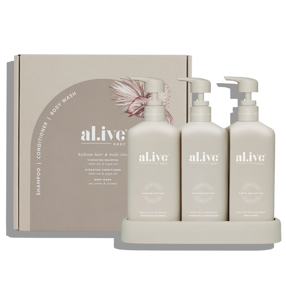 Hair & Body Trio - White Tea and Argon Oil