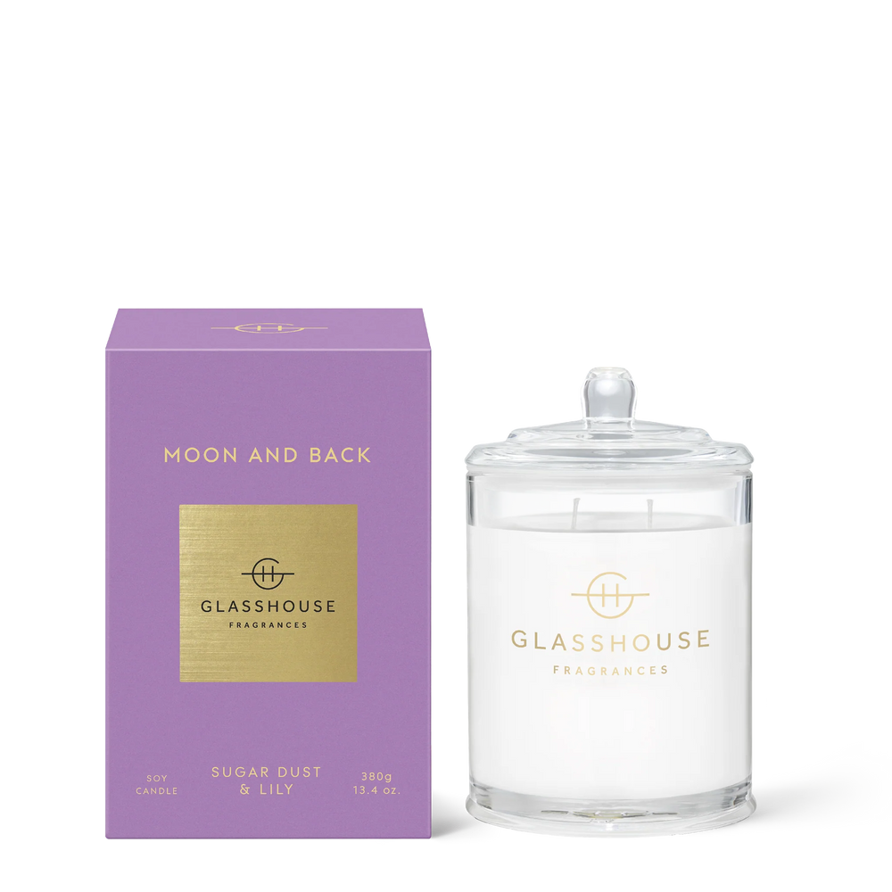 Glasshouse Fragrances Moon and Back 380g Candle