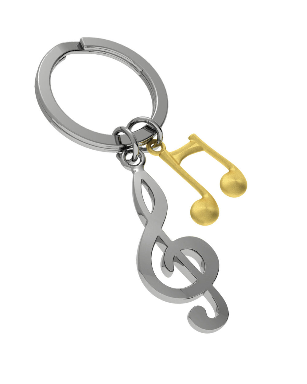 Stellar Musical Notes Keychain