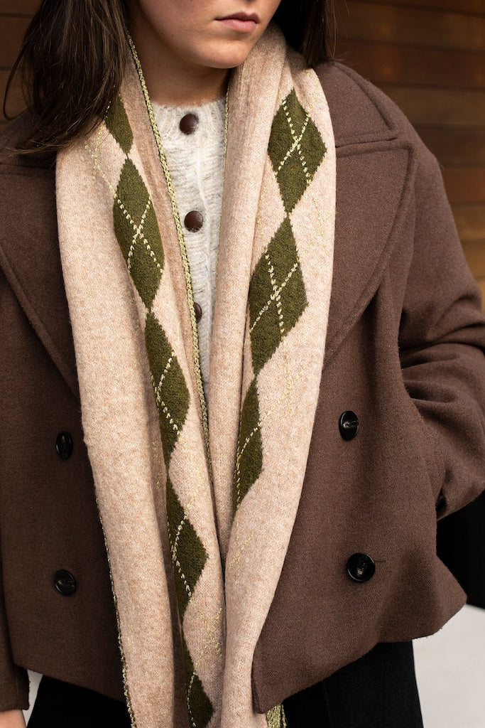 
                  
                    Diamond Lurex Scarf
                  
                