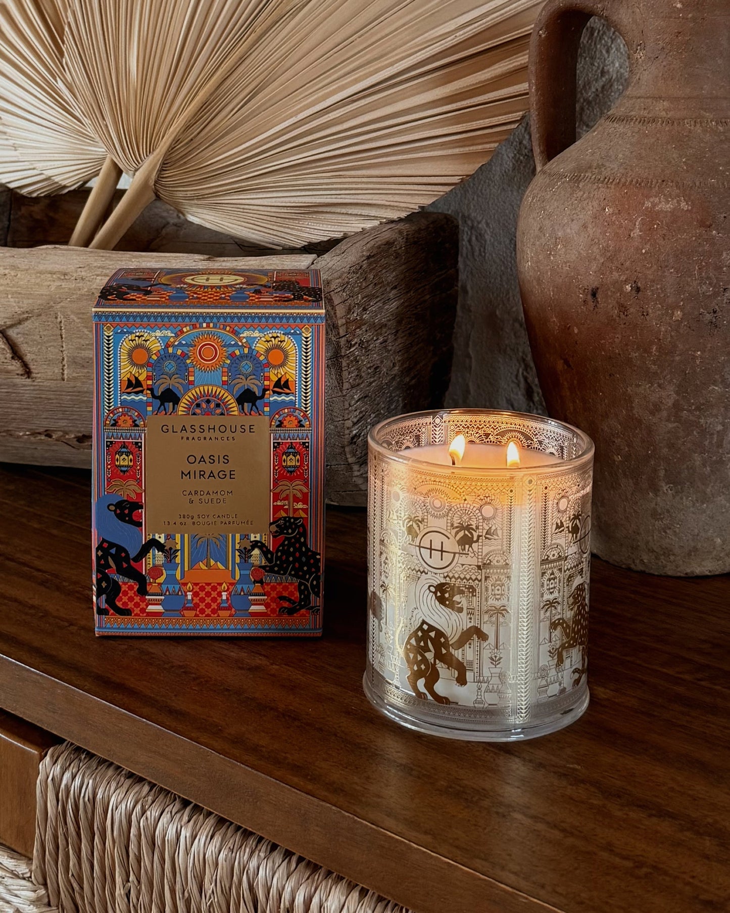 
                  
                    Glasshouse Fragrances Oasis Mirage 380g Candle
                  
                