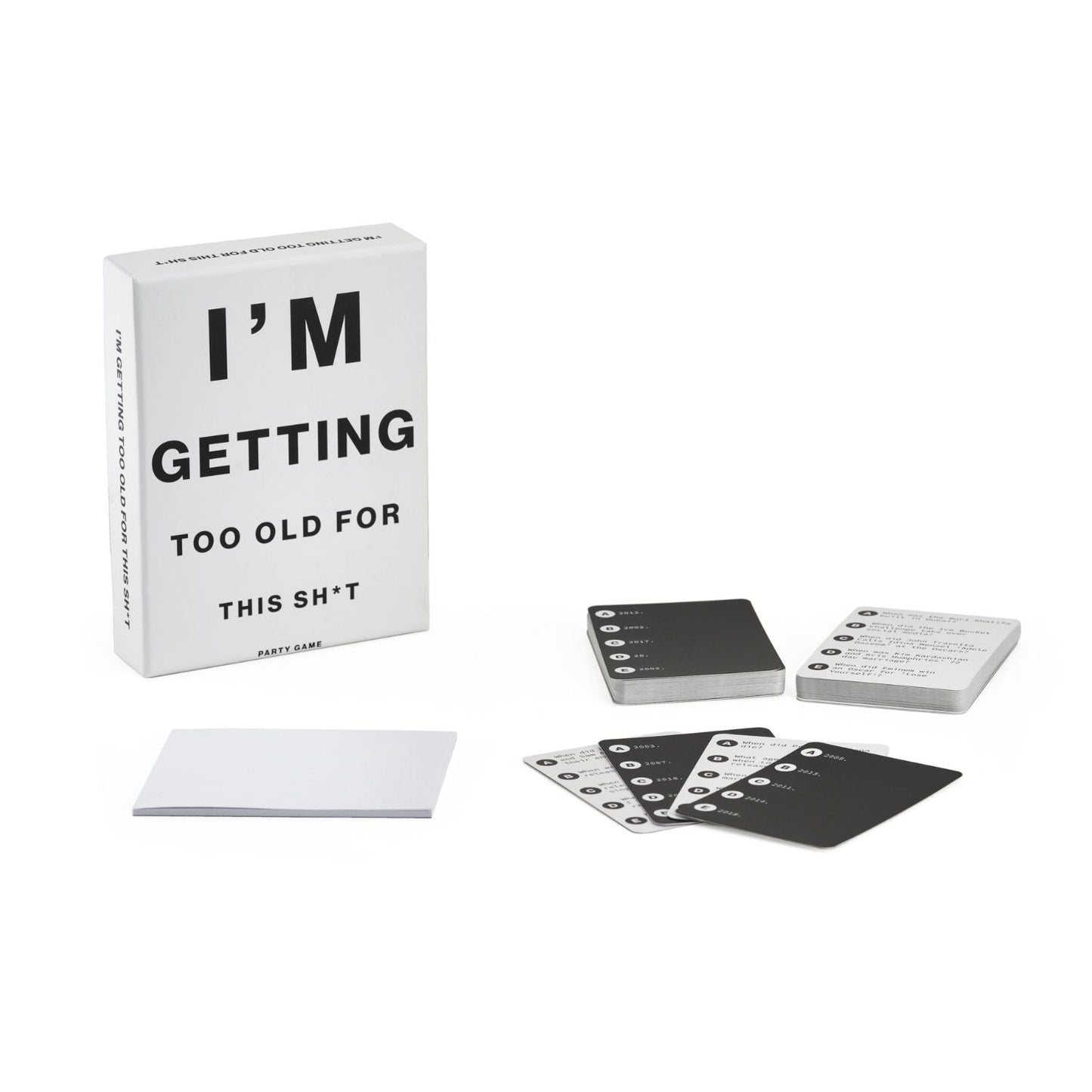 
                  
                    I'm getting Too Old For This Sh*t Party Game
                  
                