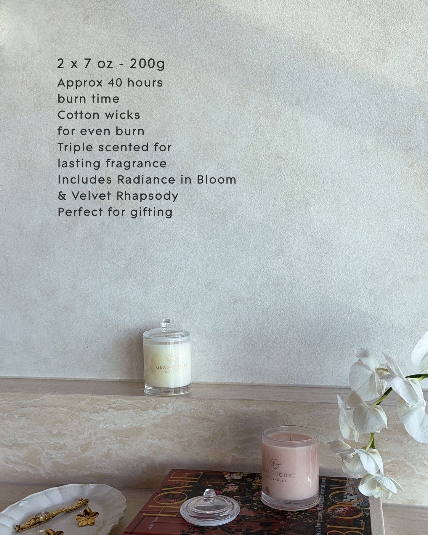 
                  
                    Glasshouse Candle Duo Set
                  
                