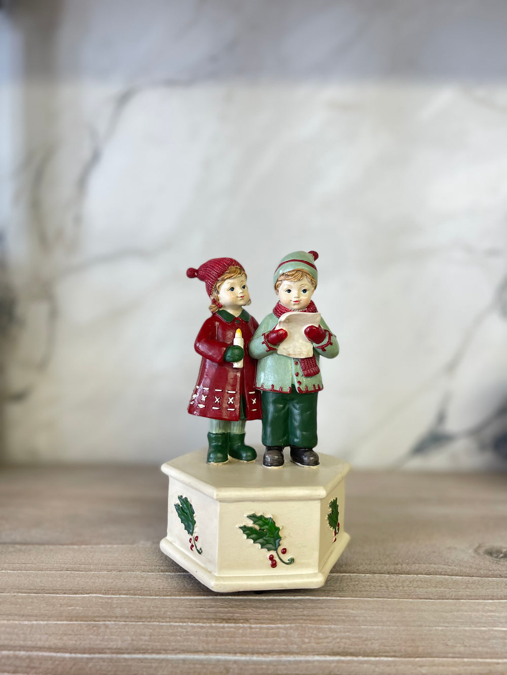 Nils and Elsa Music Box Ornament