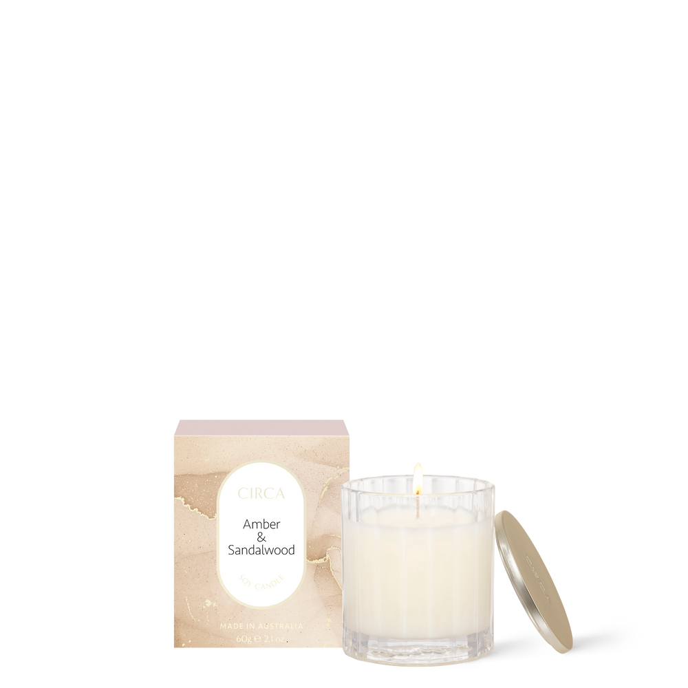 CIRCA Amber & Sandalwood Soy Candle 60g