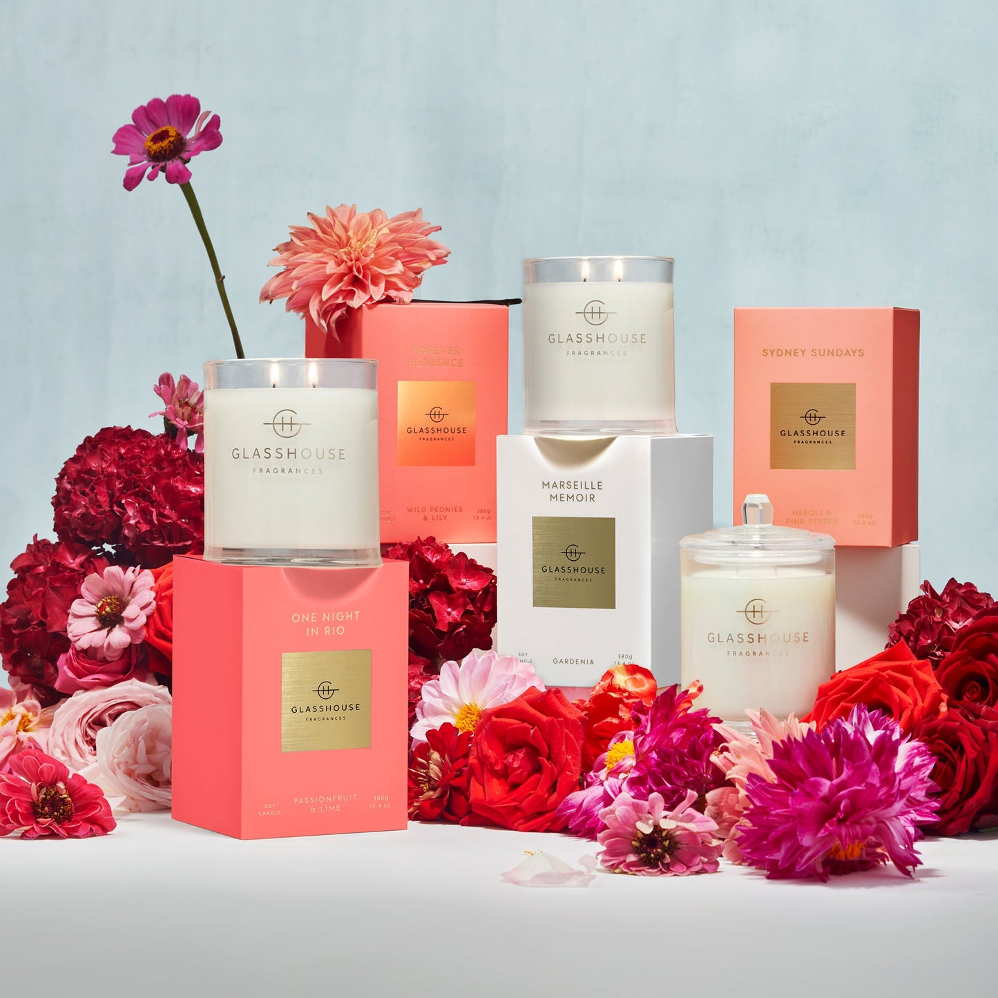 
                  
                    Glasshouse Fragrances Forever Florence Candle 380g
                  
                