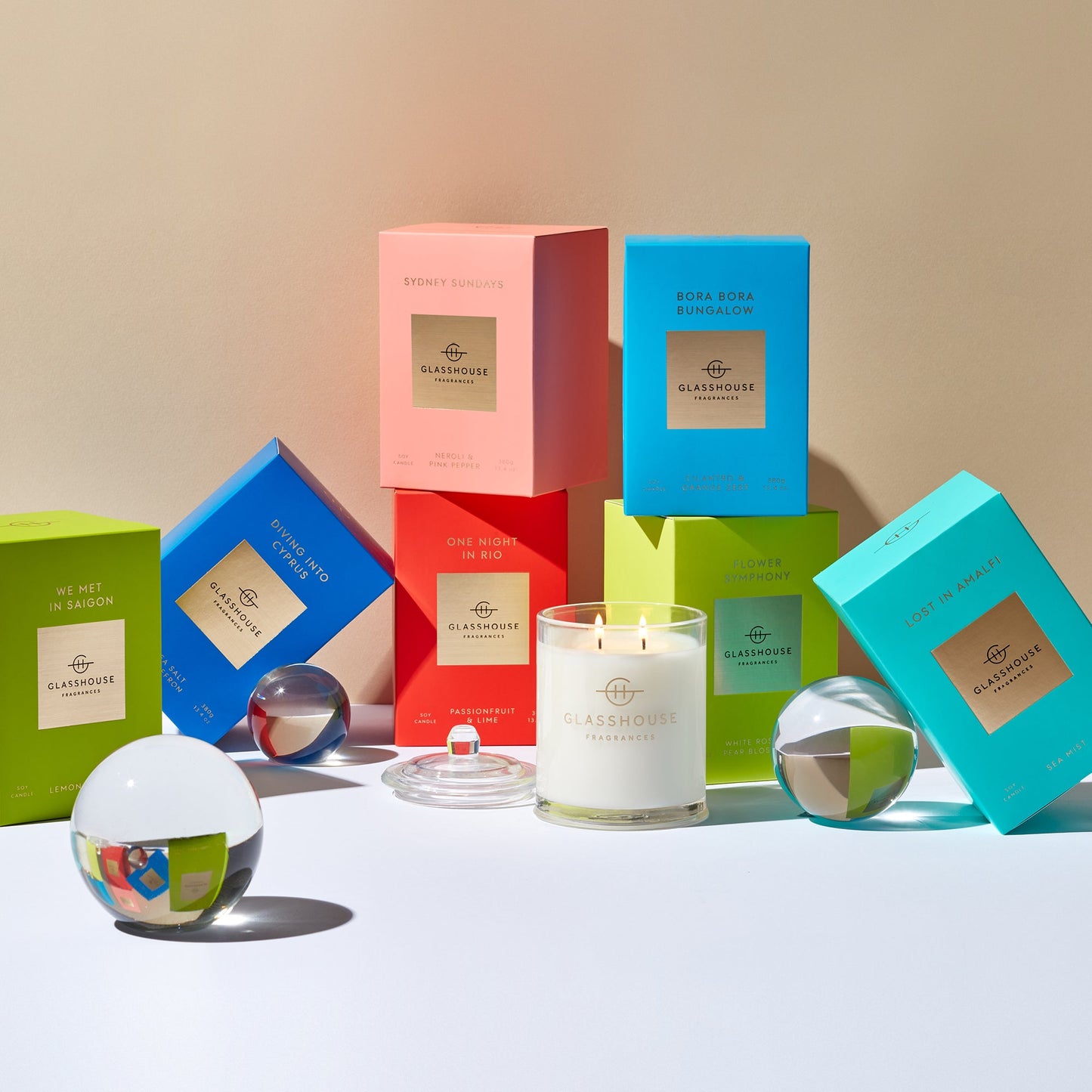 
                  
                    Glasshouse Fragrances We Met In Saigon Candle 380g
                  
                